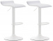 2 ks / set barová židle Dyn V2 syntetická kůže, bílá, bílá
