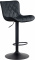 Barová židle Mata syntetická kůže, černá