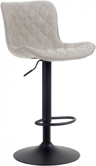 Barová židle Mata látkový potah, taupe