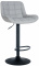 Barová židle Lever syntetická kůže, šedá