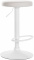 Barová židle Lenti syntetická kůže, bílá, bílá