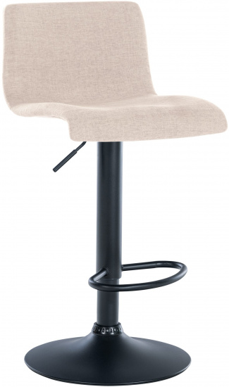 Barová židle Brandon látkový potah, krémová