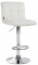 Barová židle Veru samet chrom, krémová