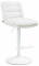 Barová židle Dakar syntetická kůže, bílá, bílá