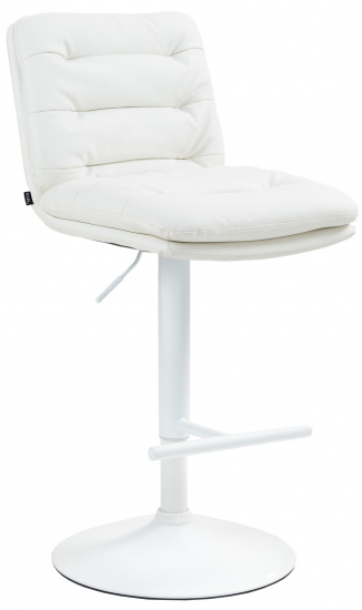 Barová židle Dakar syntetická kůže, bílá, bílá