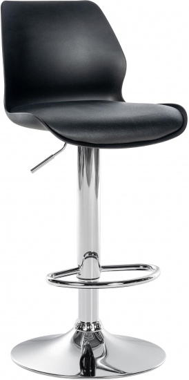 Barová židle Dilmos plast, černá
