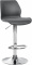 Barová židle Dilmos plast, šedá