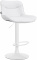 Barová židle Voronei syntetická kůže, bílá, bílá