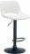 Barová židle Kalmen syntetická kůže, černá, bílá