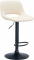 Barová židle Kalmen syntetická kůže, černá, krémová