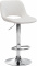 Barová židle Kalmen samet chrom, krémová