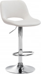 Barová židle Kalmen samet chrom, krémová