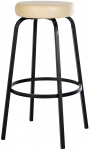 Barová židle Kamari syntetická kůže, krémová