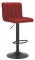Barová židle Jamie samet, červená